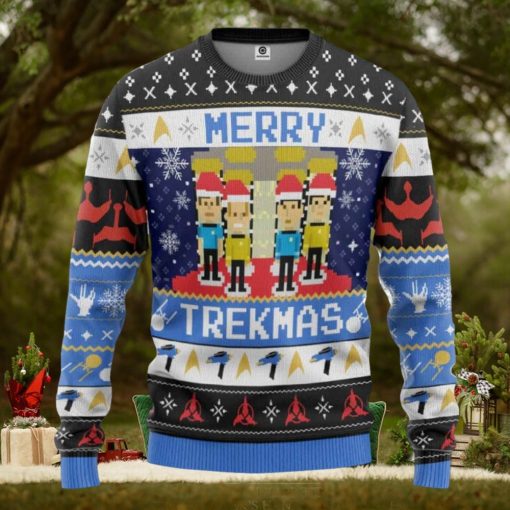 Merry Trekmas Ugly Christmas Sweater