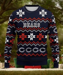 Chicago Bears Ugly Christmas Sweater 3D Gift For Fans