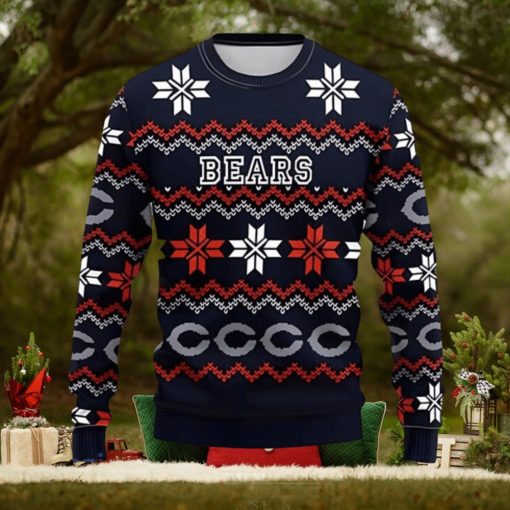 Chicago Bears Ugly Christmas Sweater 3D Gift For Fans