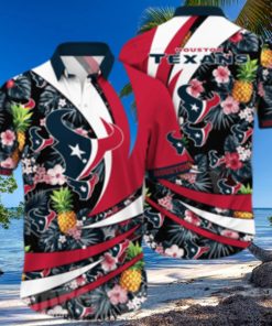 ouston Texans NFL Floral Unisex All Over Printed Hawaiian Shirt