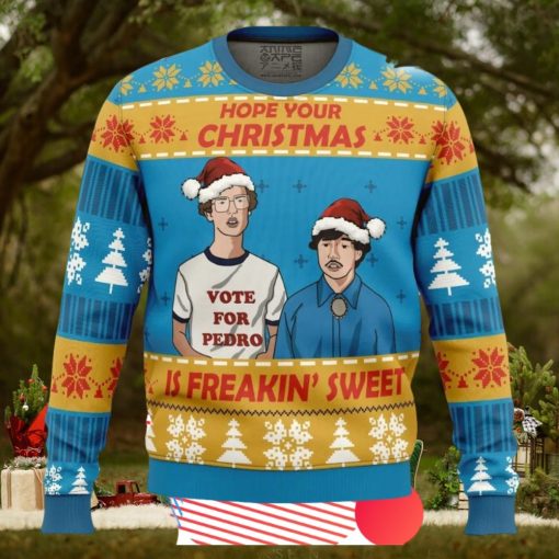 Christmas Vote Napoleon Dynamite Ugly Christmas Sweater
