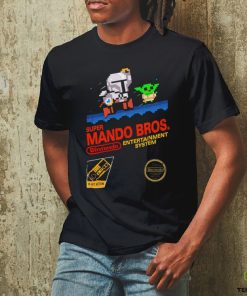 The Mandalorian X Super Mario Bros Super Mando Bros Dintendo game hoodie, sweater, longsleeve, shirt v-neck, t-shirt