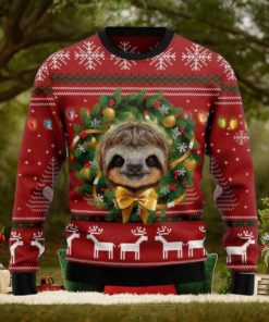 Merry Slothmas Ugly Christmas Sweater