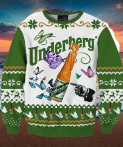 Underberg Natural Herb Bitters Ugly Christmas Sweater, Gift for Christmas Holiday