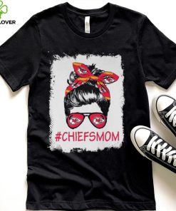 Messy Bun chiefsmom Kansas City Chiefs T Shirt1