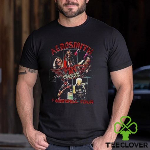 Aerosmith Peace Out 2023 Band Graphic Tee shirts