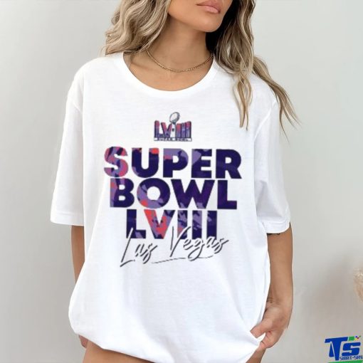 NFL Super Bowl LVIII Las Vegas 2024 Logo Shirt