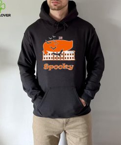 Spooky Halloween Whitehouse dressed up Trump hair hoodie, sweater, longsleeve, shirt v-neck, t-shirt