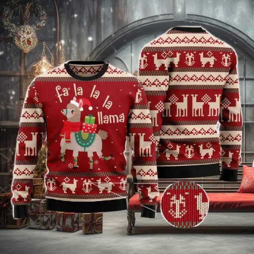 Xmas Gift Llama Lalala Men And Women Christmas Gift 3D Ugly Christmas Sweater