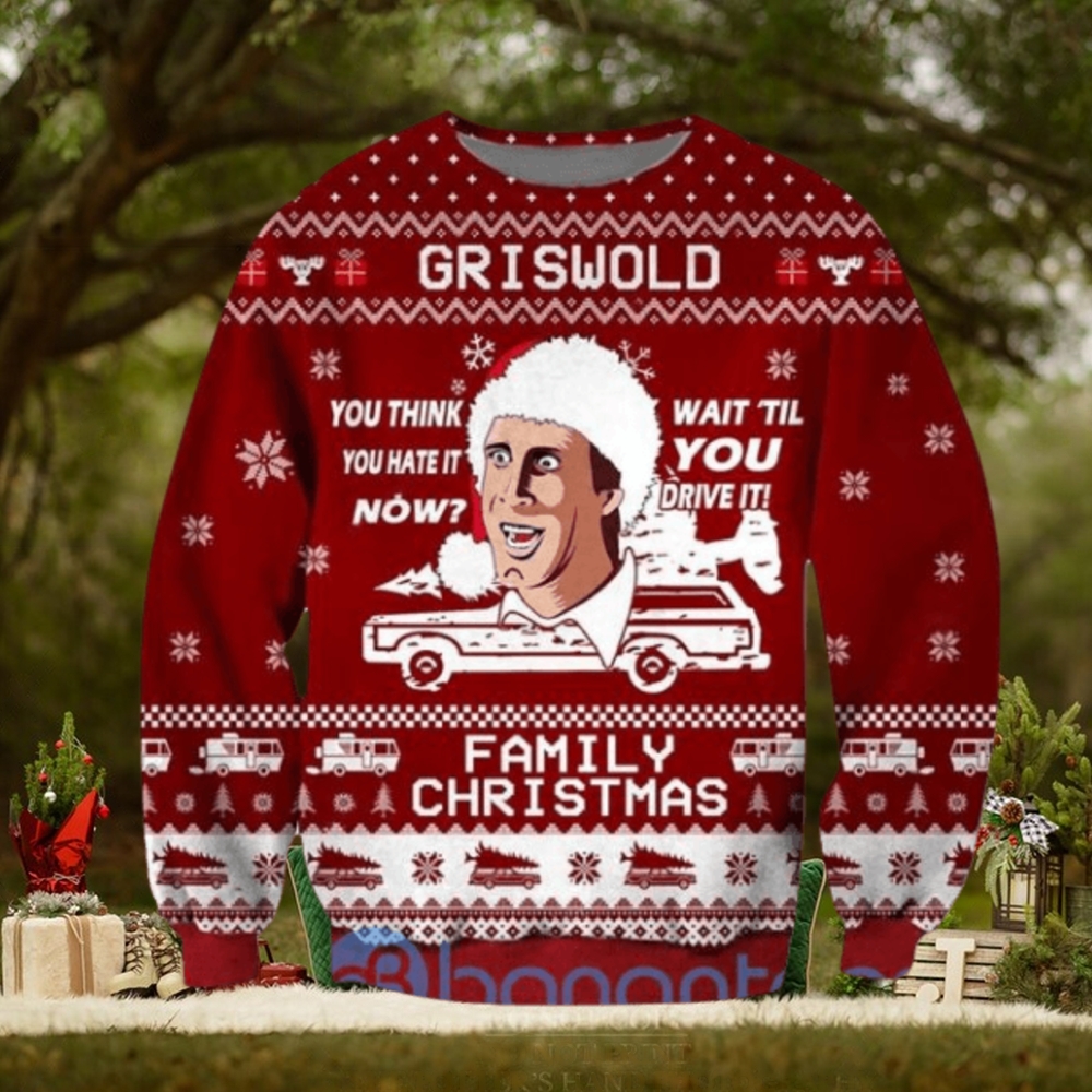 Funny Griswold Family Ugly Christmas All Over Printed 3D Sweatshirt Funny Griswold Family Ugly Christmas All Over Printed 3D Sweatshirt