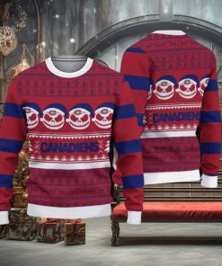 Montreal Canadiens Christmas Reindeer Pattern Ugly Sweater For Men Women