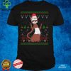 Ferret Santa Claus Ugly Christmas Pattern X Mas Cute Holiday T Shirt