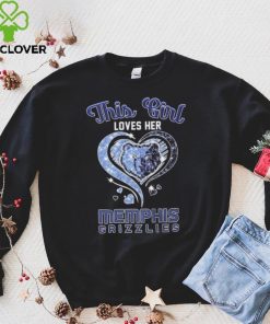 This Girl Loves Her Heart Memphis Grizzlies Shirt