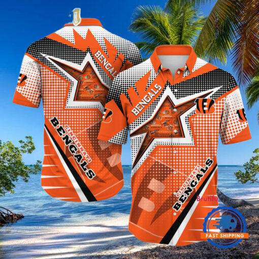 NFL Cincinnati Bengals Special Football Team Star Hawaiian Shirts