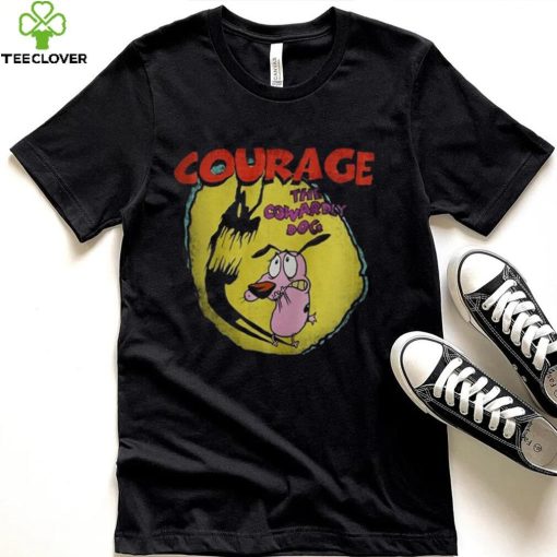 Cartoon Network Courage The Cowardly Dog Shadow T Shirt