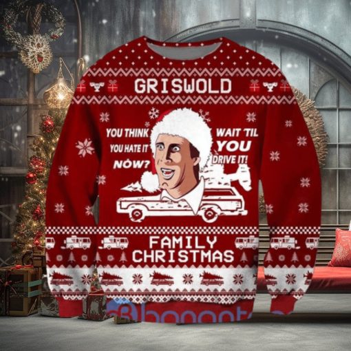 Funny Griswold Family Ugly Christmas All Over Printed 3D Sweatshirt