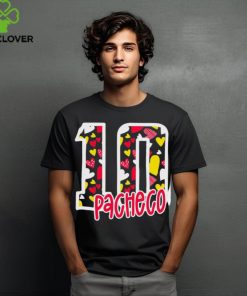 pacheco 10 Love Heart Kansas City Chiefs Player Shirt