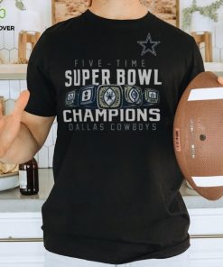 Dallas Cowboys Five time Super Bowl Champions 2023 T hoodie, sweater, longsleeve, shirt v-neck, t-shirt