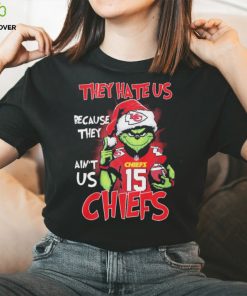 patrick Mahomes Grinch Christmas They Hate Us Because Ain’t Us Chiefs Shirt