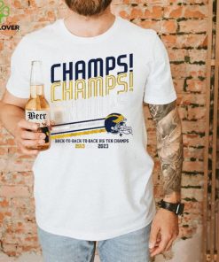 Michigan Football B1G Champs Champs Champs Shirt