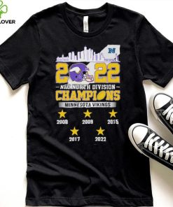 2022 NFC North Division Champions Minnesota Vikings 2008 2022 Shirt