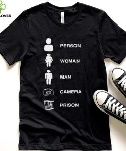 person woman man camera prison t hoodie, sweater, longsleeve, shirt v-neck, t-shirt Shirt