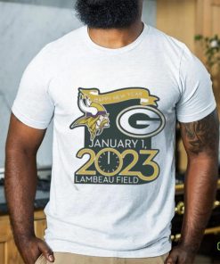 Happy New Years Packers Vs. Vikings Jan. 1 2023 Lambeau Field Gameday Shirt