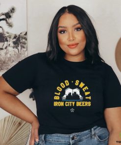 pittsburgh steel blood sweat iron city beers hoodie, sweater, longsleeve, shirt v-neck, t-shirt Shirt