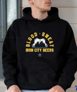 pittsburgh steel blood sweat iron city beers hoodie, sweater, longsleeve, shirt v-neck, t-shirt Shirt