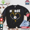 Registered Nurse Christmas Grinch hand faux glitter shirt
