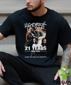 Kendrick Lamar 21 Years 2003 2024 Thank You For The Memories T Shirt