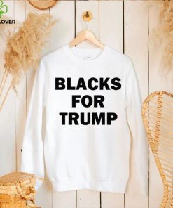 political trump 2020 blacks for trump hoodie, sweater, longsleeve, shirt v-neck, t-shirt Shirt