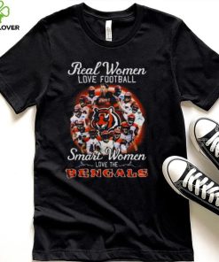 Real women love baseball smart women love the Cincinnati Bengals signatures 2022 shirt