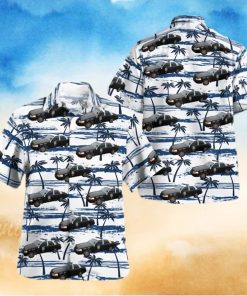 Benwood Marshall County West Virginia Benwood Police Department 2000 Ford Police Interceptor Hawaiian Shirt