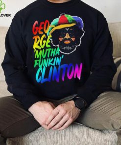 Rainbow Neon Text George Muthafunkin Clinton Shirt