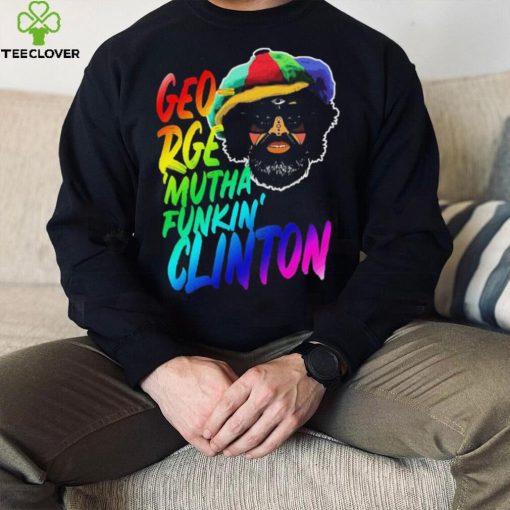Rainbow Neon Text George Muthafunkin Clinton Shirt