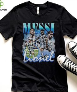 Lionel Messi Vintage Bootleg Champions World Cup 2022 Football Shirt
