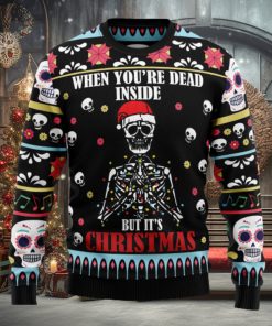 Skull Inside Ugly Christmas Sweater Thankgiving Gift Men Women
