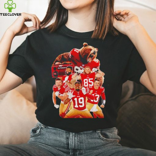 San Francisco 49ers bear and players hoodie, sweater, longsleeve, shirt v-neck, t-shirt