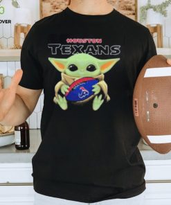 Baby Yoda Loves The Houston Texans Star Wars Shirt