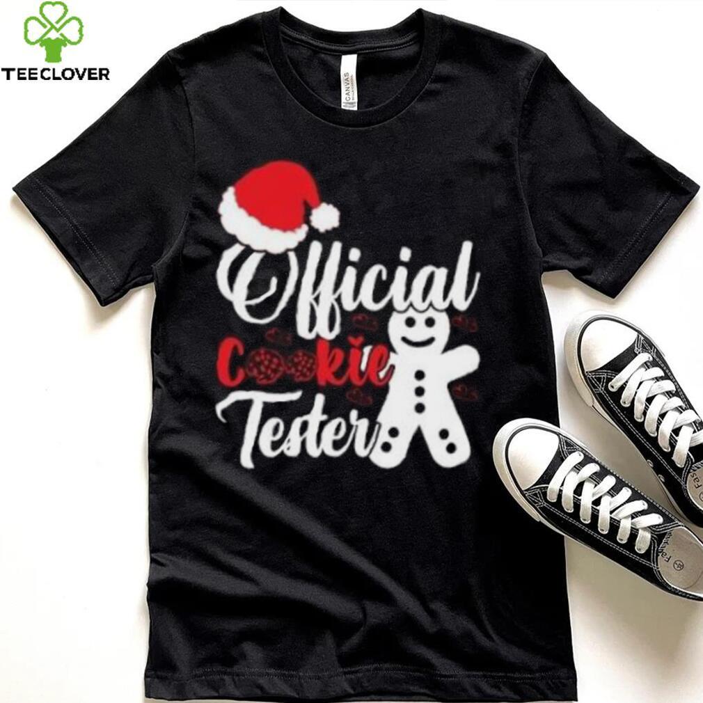 Official Cookie tester gingerbread Christmas T Shirt Official Cookie tester gingerbread Christmas T Shirt