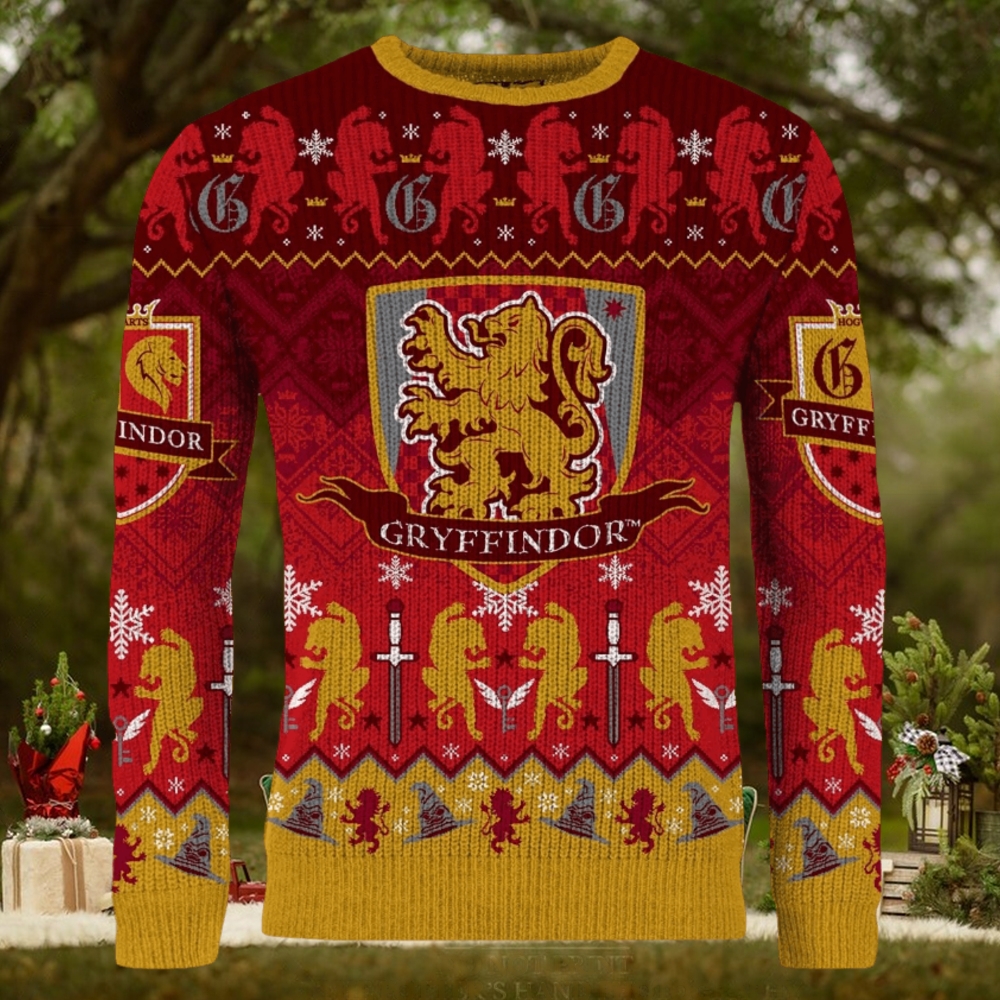 The Gift Of Gryffindor Ugly Christmas Sweater