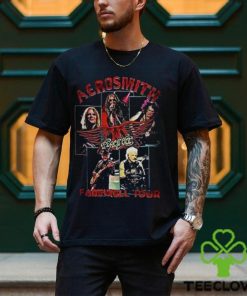 Aerosmith Peace Out 2023 Band Graphic Tee shirts