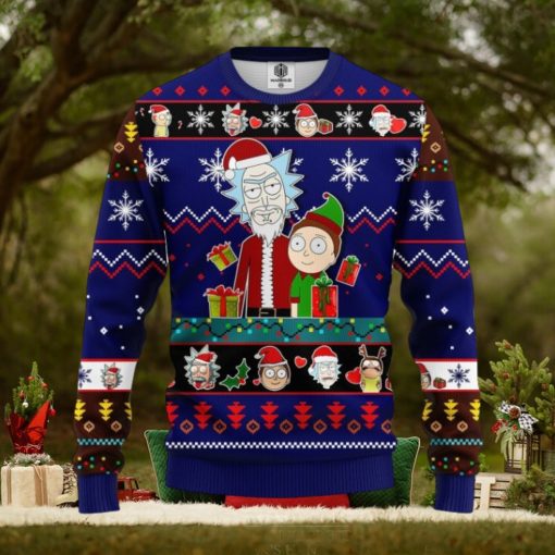 Cool Rick And Morty Ugly Christmas Sweater