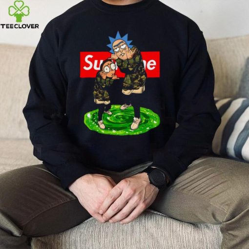 Supreme rick and morty hoodie, sweater, longsleeve, shirt v-neck, t-shirt