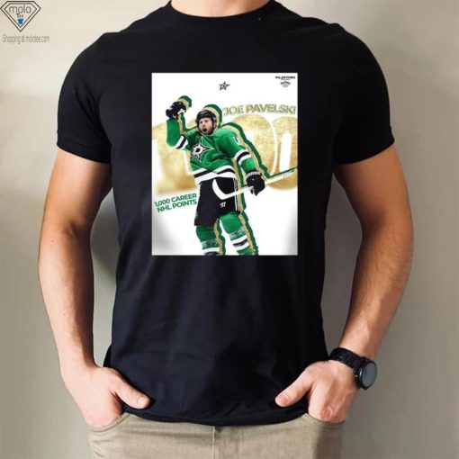 Joe Pavelski 1,000 Career NHL Points Shirt