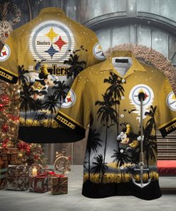 Nfl Pittsburgh Steelers Mickey Mouse Edition Trendy Hawaiian Shirt Aloha Shirt