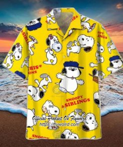 Snoopy And Siblings Summer Time Hawaiian Shirt