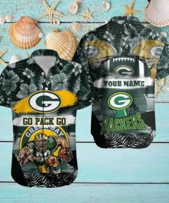 Green Bay Packers NFL Hawaiian shirt Custom Name Summer Gift