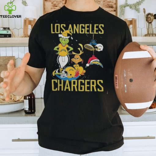 The Grinch And Dog Los Angeles Chargers Christmas 2023 Shirt